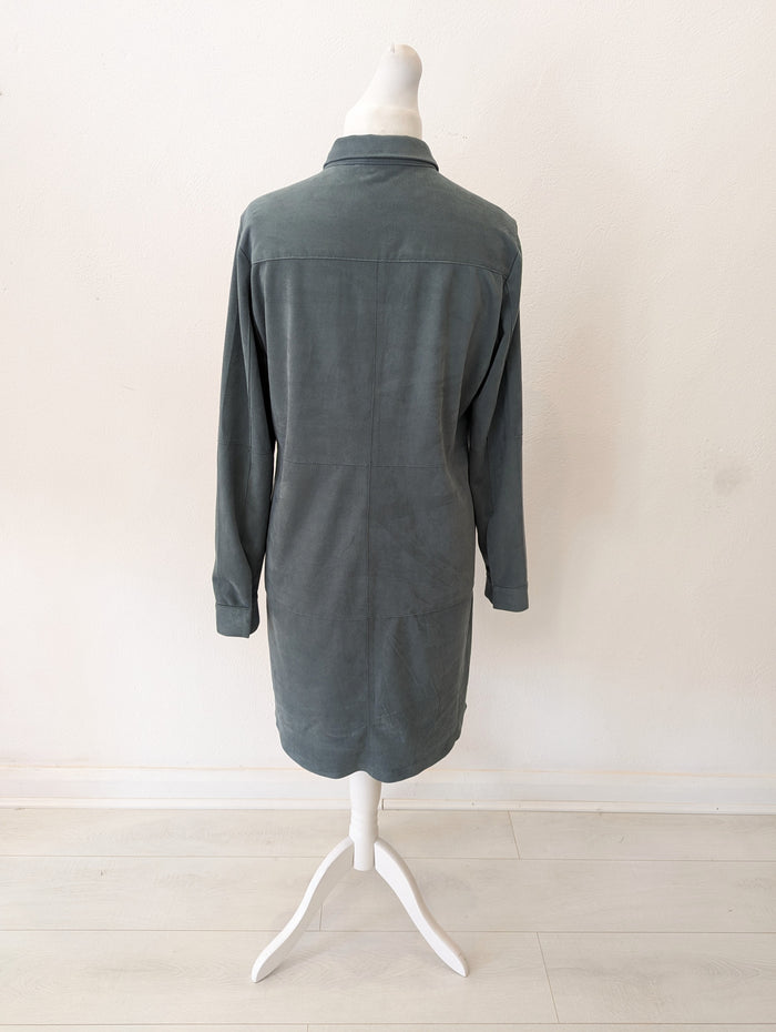 Sandwich Blue Shirt Dress 12