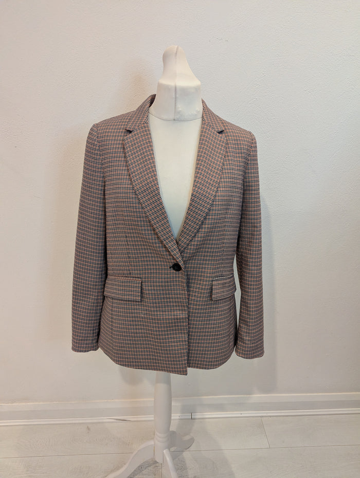 Sandwich Check Blazer 44 (small fitting)