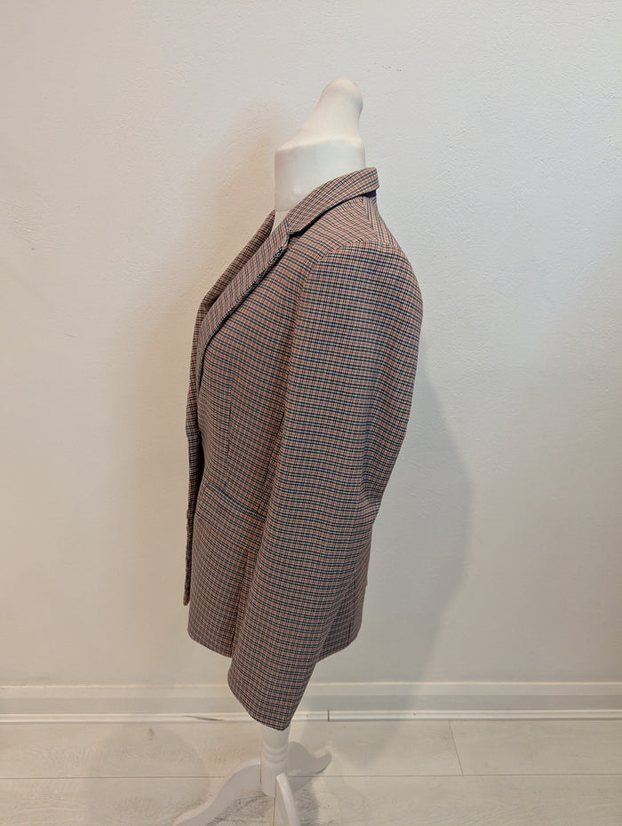 Sandwich Check Blazer 44 (small fitting)