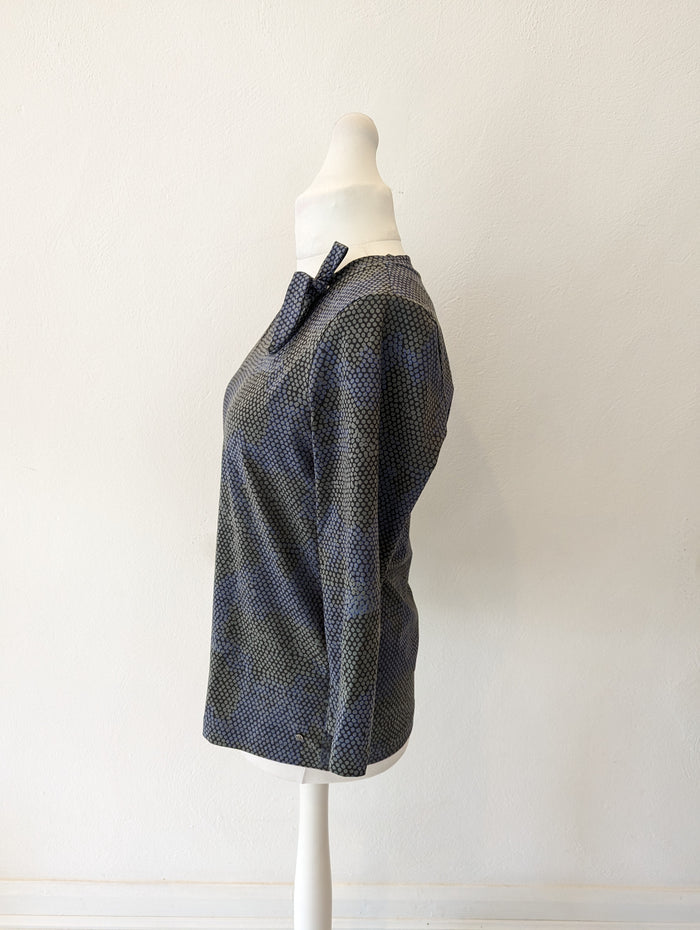 Sandwich Grey Multi Bow Top Large