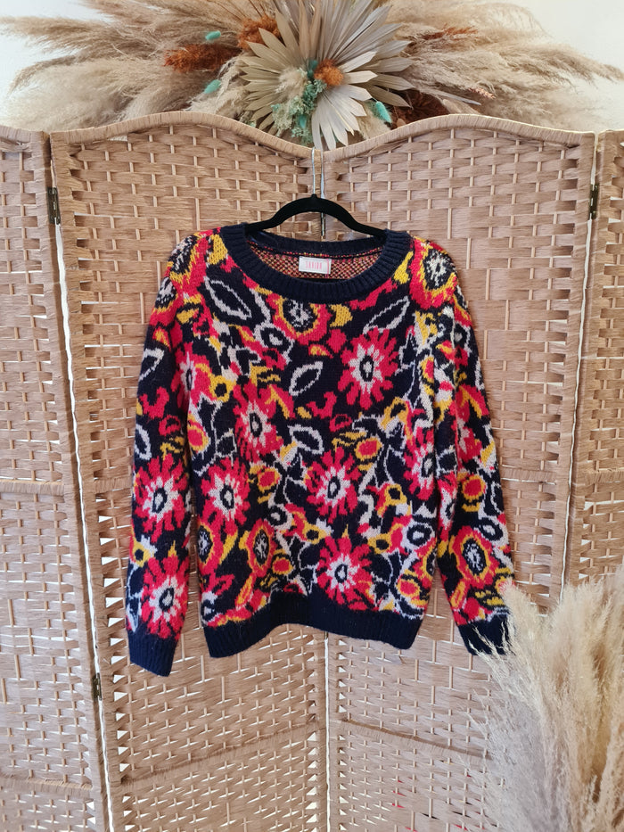 Savida flower print jumper XL