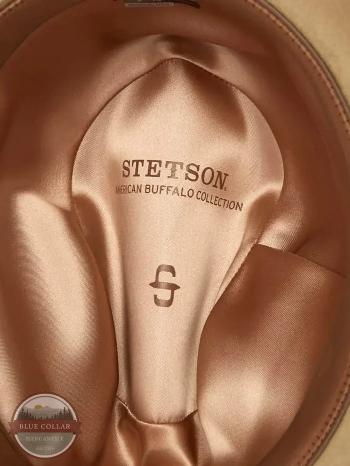 Stetson SBBBOW-6943 Broken Bow 4X Tan Buffalo Felt Hat inside