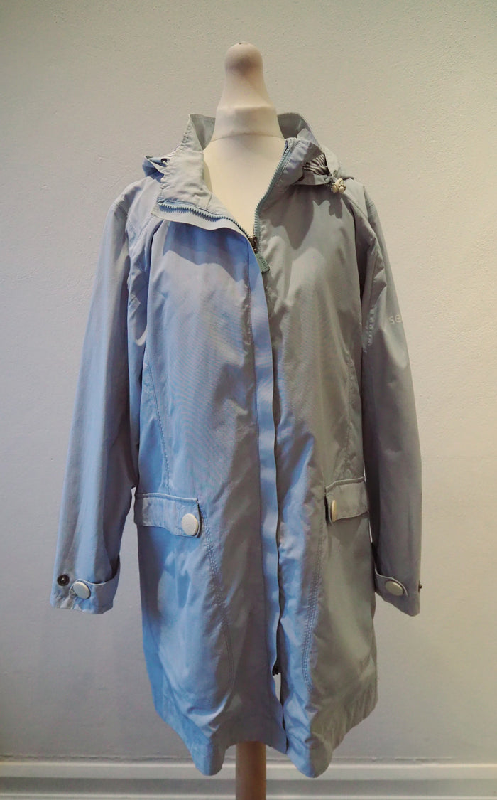 Seasalt Cornwall Blue Rain Mac 16