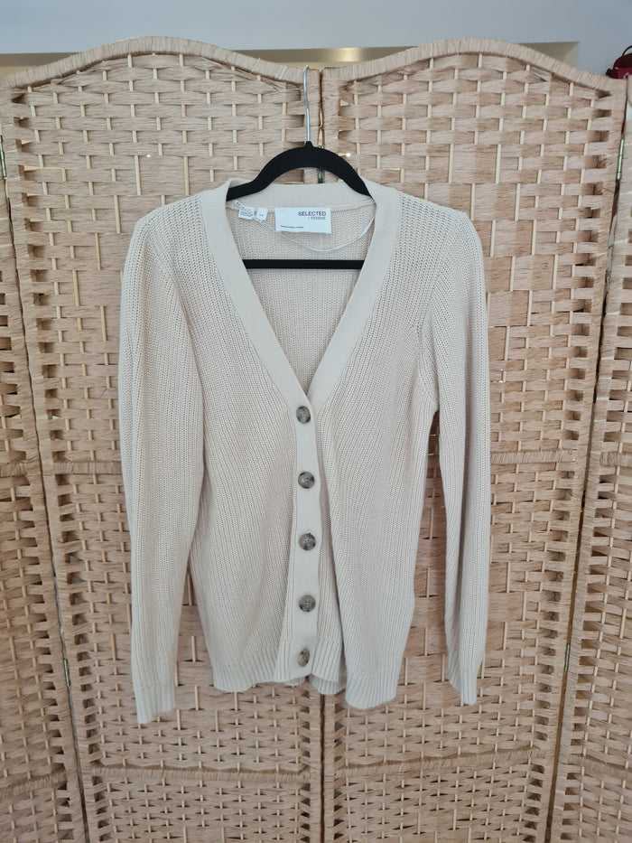 Selected Femme Cream Cardigan
