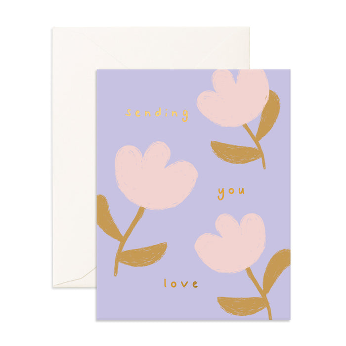 Sending Love Tulips Greeting Card - PRE-ORDER (SEPTEMBER)