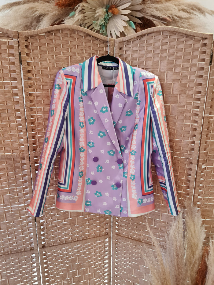 Setre Woman Lilac Multi Blazer 14