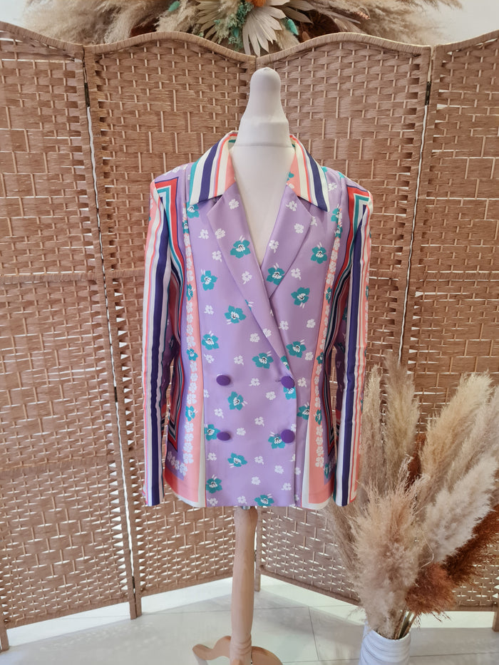 Setre Woman Lilac Multi Blazer 14