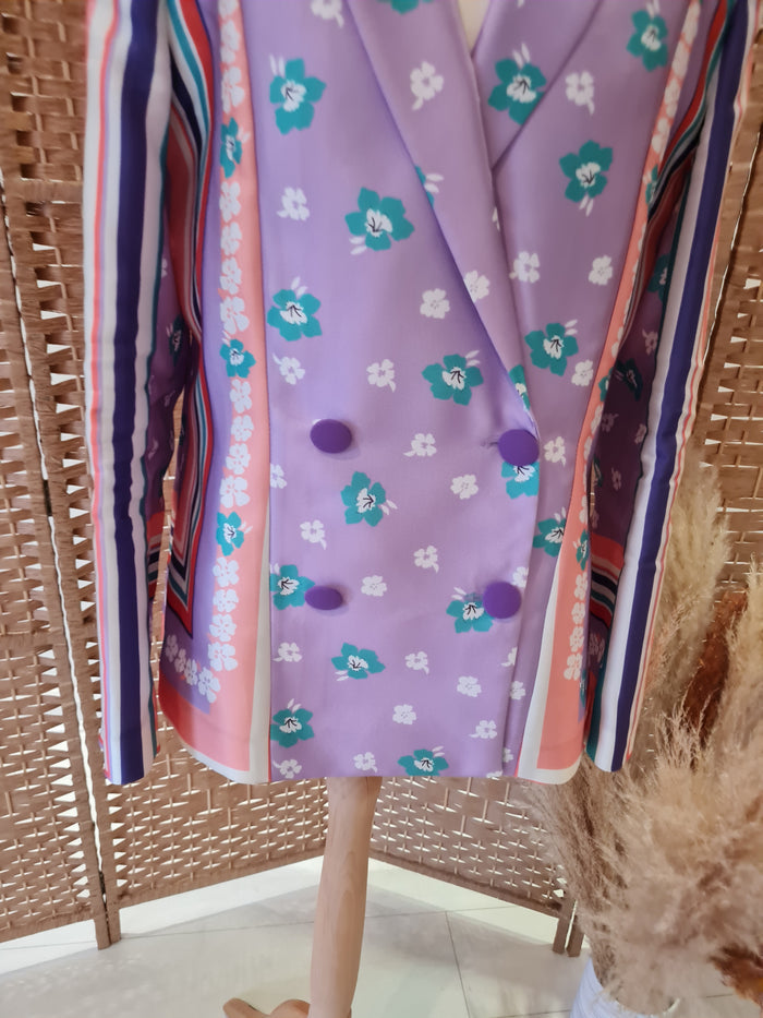 Setre Woman Lilac Multi Blazer 14