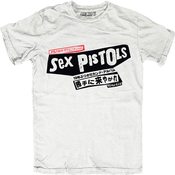Sex Pistols T-Shirt - Filthy Lucre Japan - Back Print Rock Off