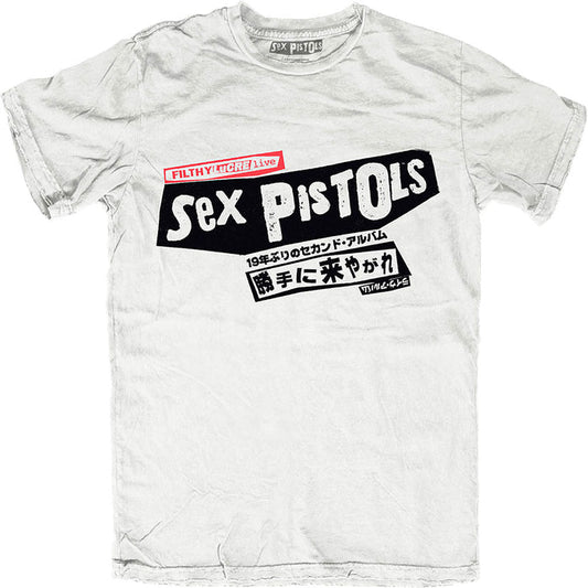 Sex Pistols T-Shirt - Filthy Lucre Japan - Back Print Rock Off