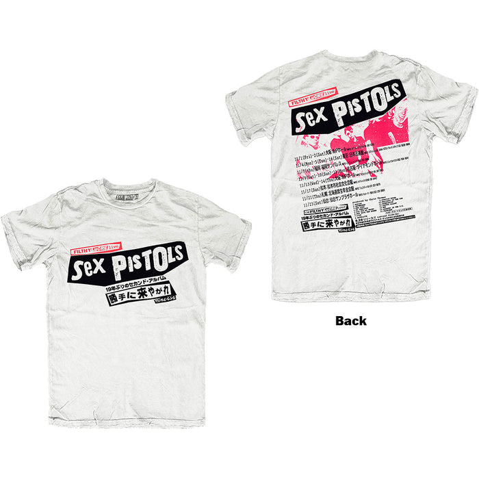 Sex Pistols T-Shirt - Filthy Lucre Japan - Back Print Rock Off