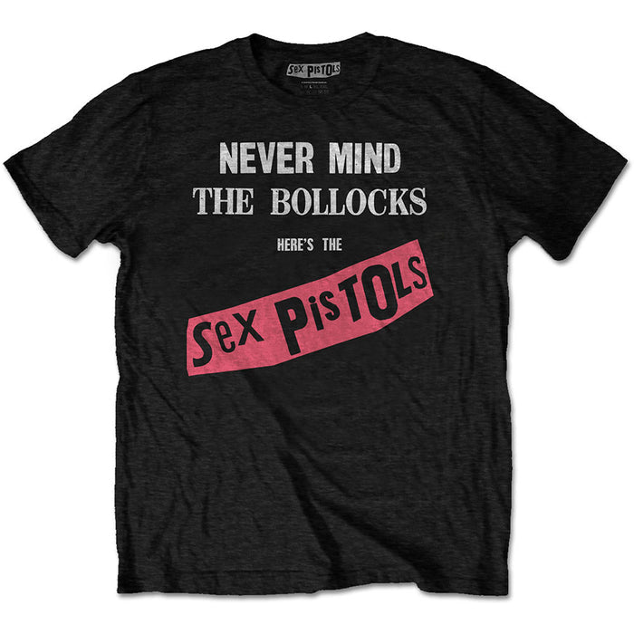 Sex Pistols T-Shirt - Never Mind The Bollocks, Black Rock Off