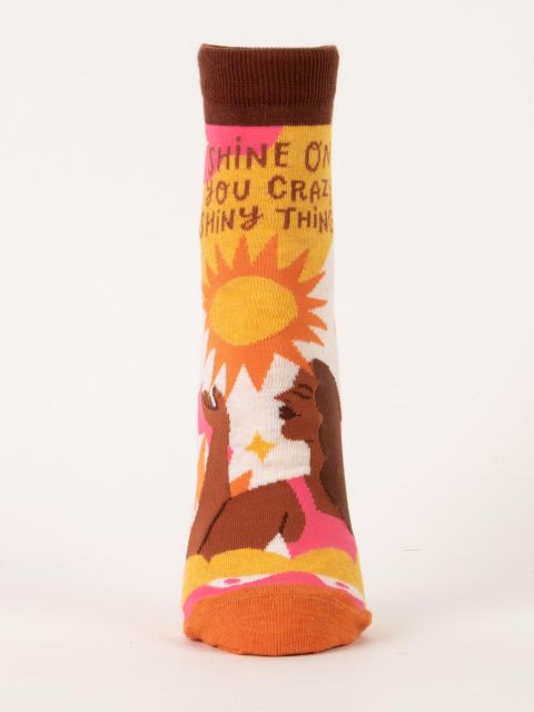 Shine On You Crazy Shiny Thing W-Ankle Socks BLUEQ