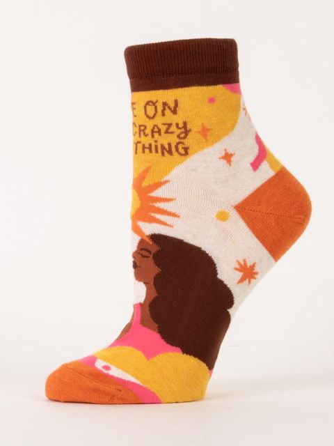 Shine On You Crazy Shiny Thing W-Ankle Socks BLUEQ