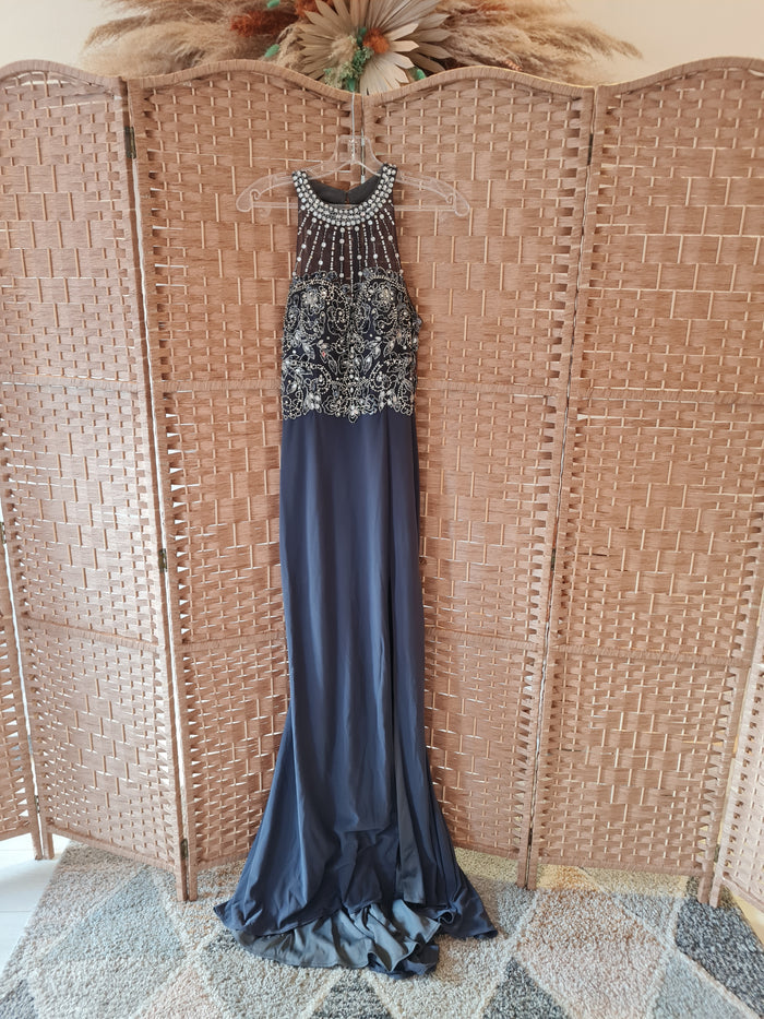 Simply Divine Grey formal dress 8