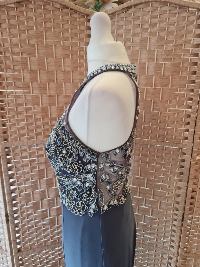 Simply Divine Grey formal dress 8