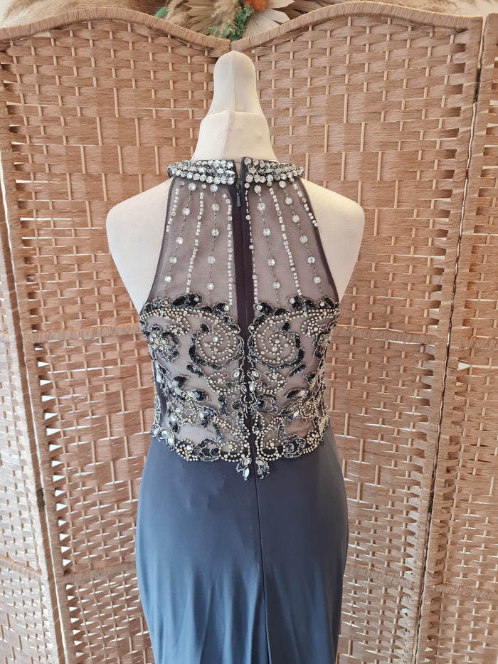 Simply Divine Grey formal dress 8