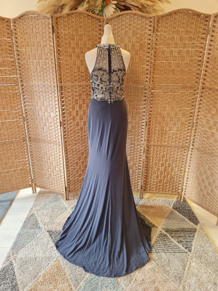 Simply Divine Grey formal dress 8