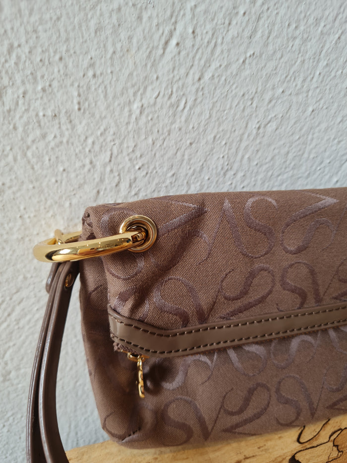 Simply Vera Wang Taupe Wristlet