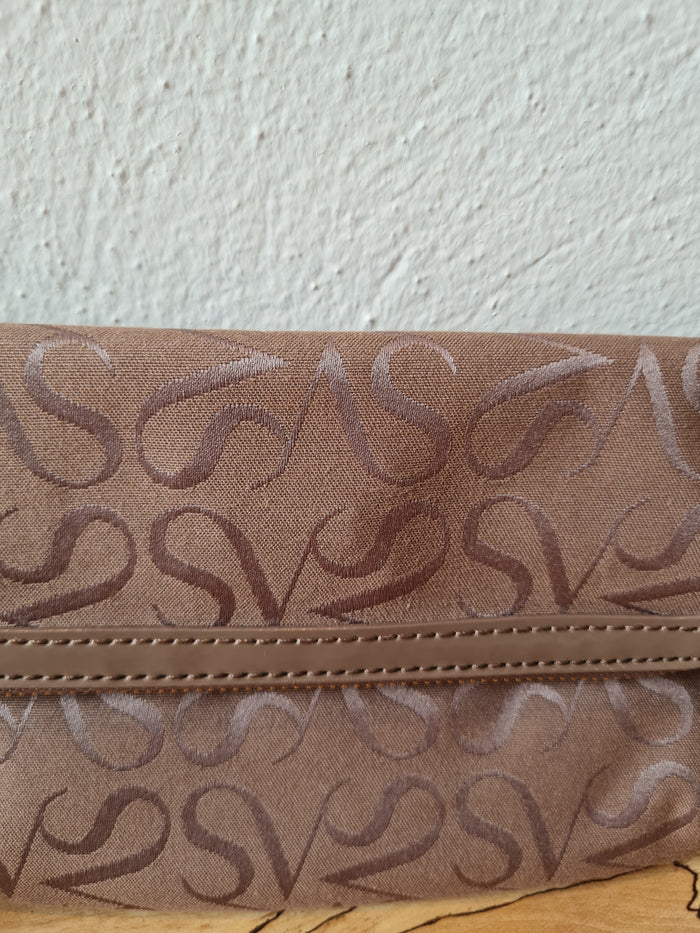 Simply Vera Wang Taupe Wristlet