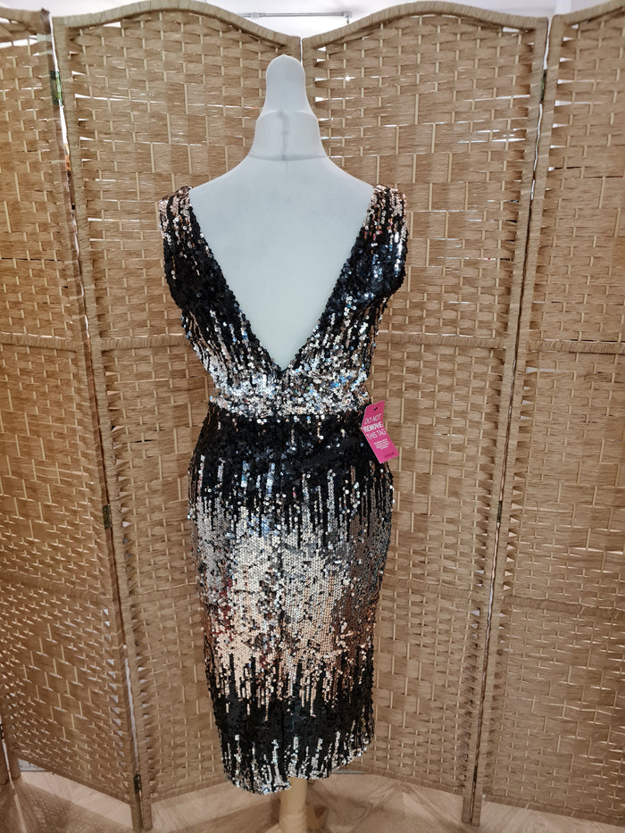 Sistaglam Sequin Dress Size 10 NWT