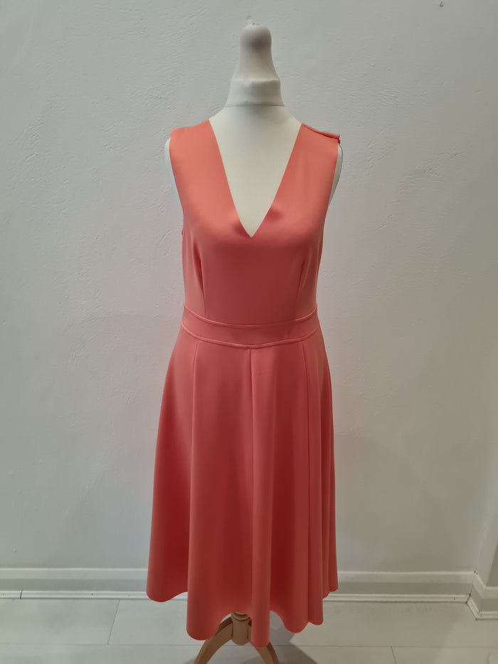Sistes Coral Dress & Wrap M New £110