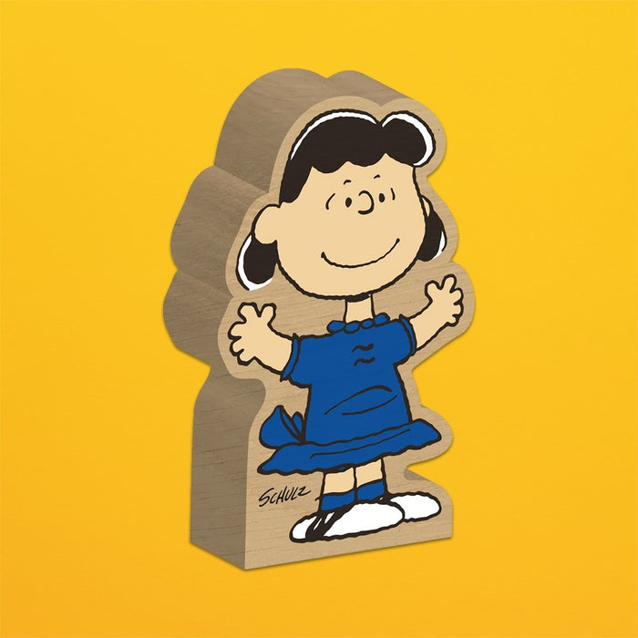 SNOOPY-LUCY VAN PELT BLOCK FIGURE