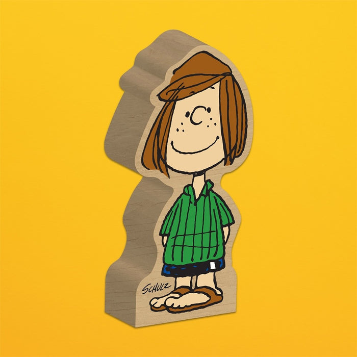 SNOOPY-PEPPERMINT PATTY BLOCK FIGURE