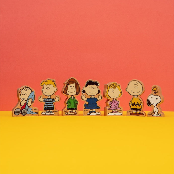 SNOOPY-PEPPERMINT PATTY BLOCK FIGURE