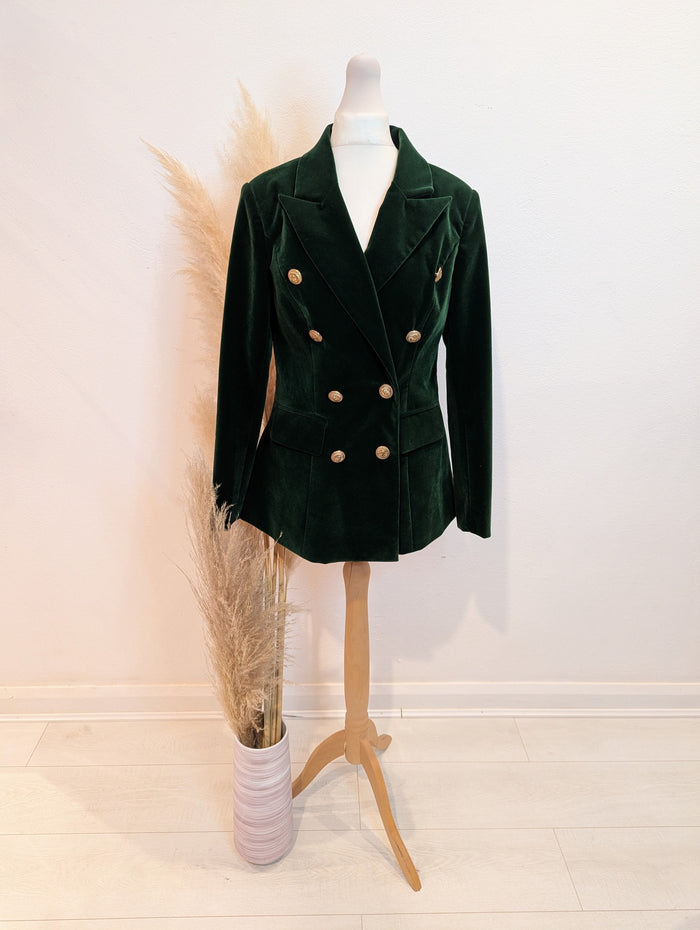 So Amazing Green Velvet Blazer 10