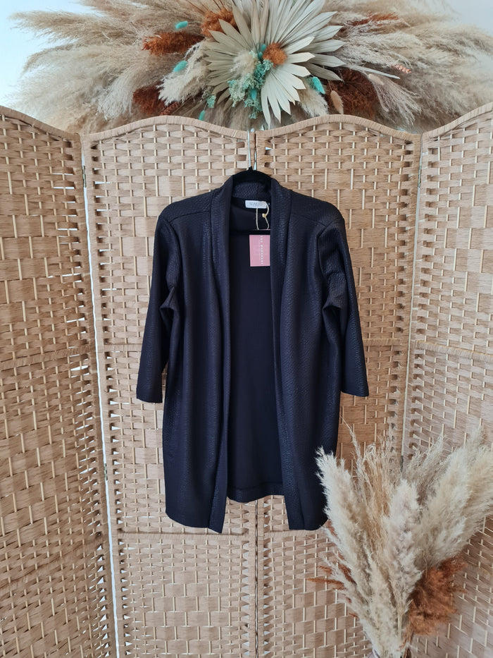 Soaked in Luxury black textured jacket M