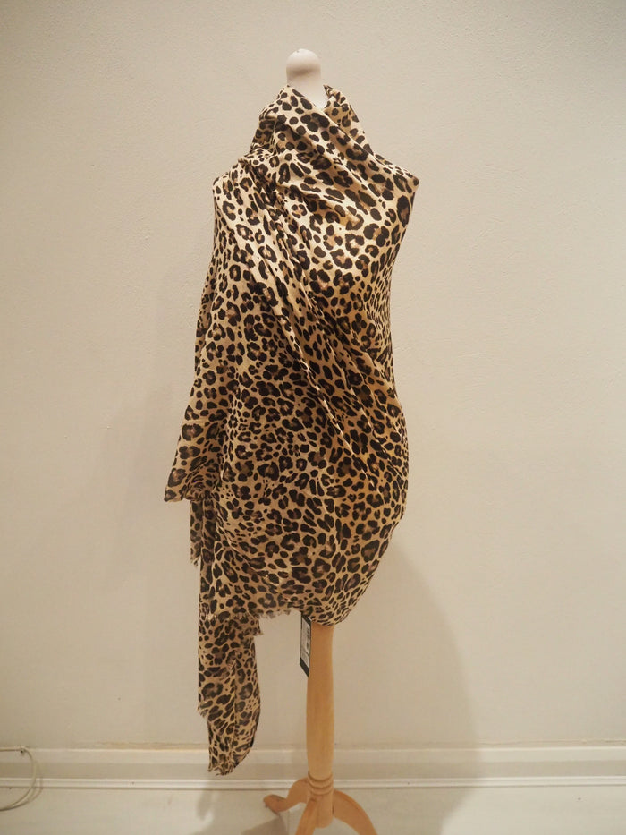 Soaked in Luxury Leopard Scarf NEW RRP £25