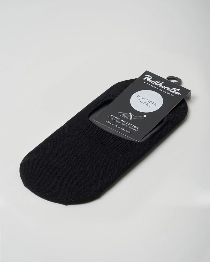 Pantherella - Sock | Seville | Low Cut | Egyptian Cotton | Black - Socks & Footlets