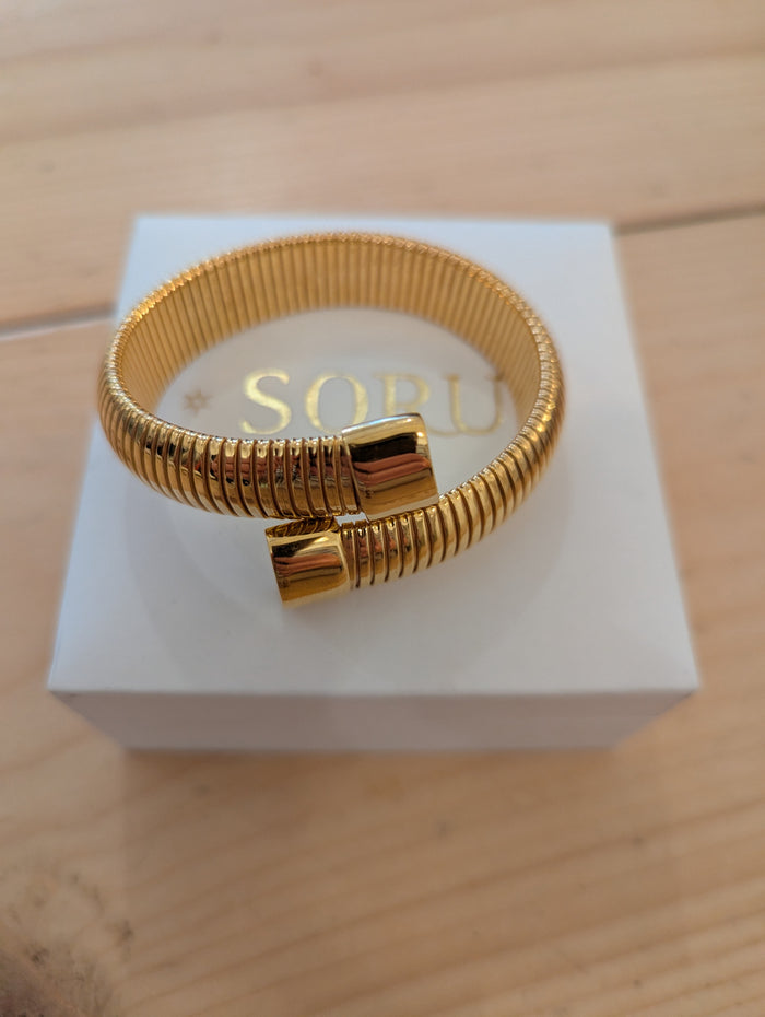 Soru Gold Plated Cuff
