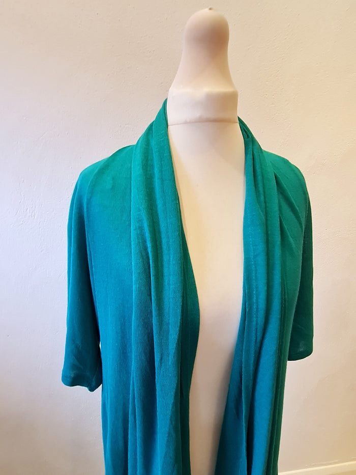 South Lodge Teal long Cardigan New 14
