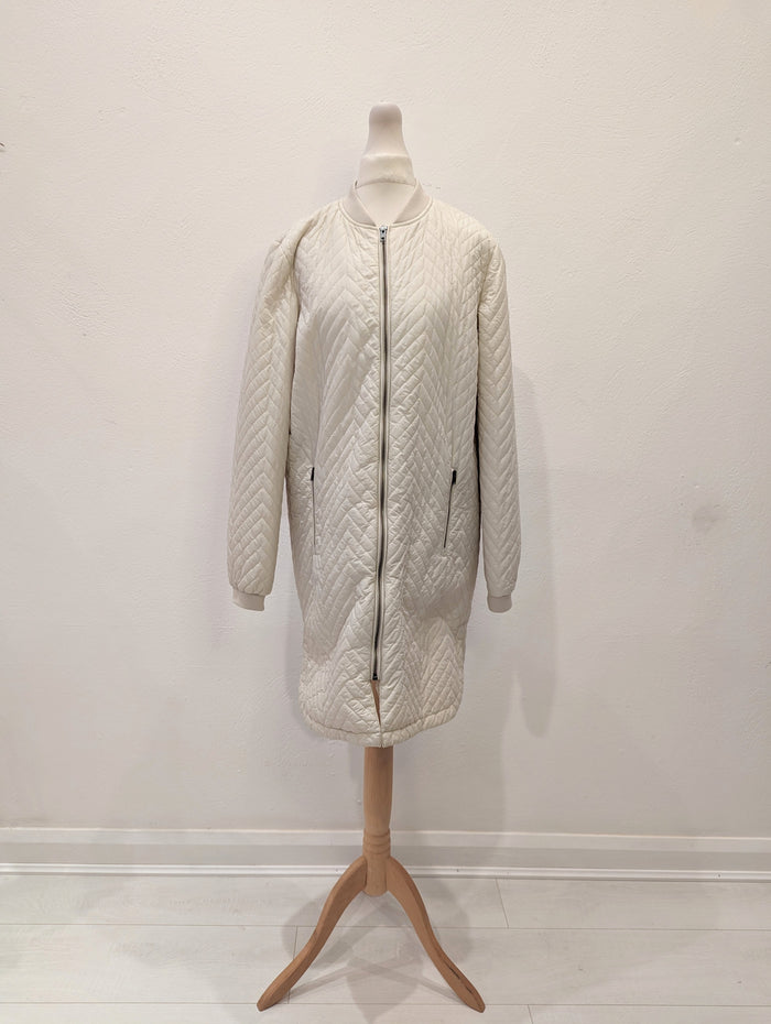 Soya Concept Cream Quilted Coat S