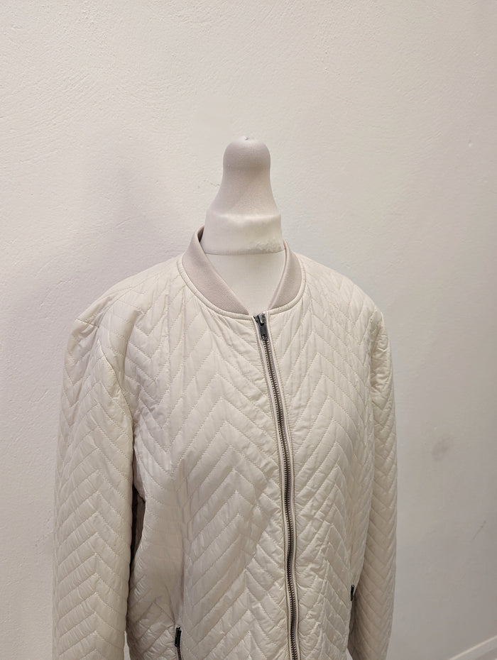 Soya Concept Cream Quilted Coat S
