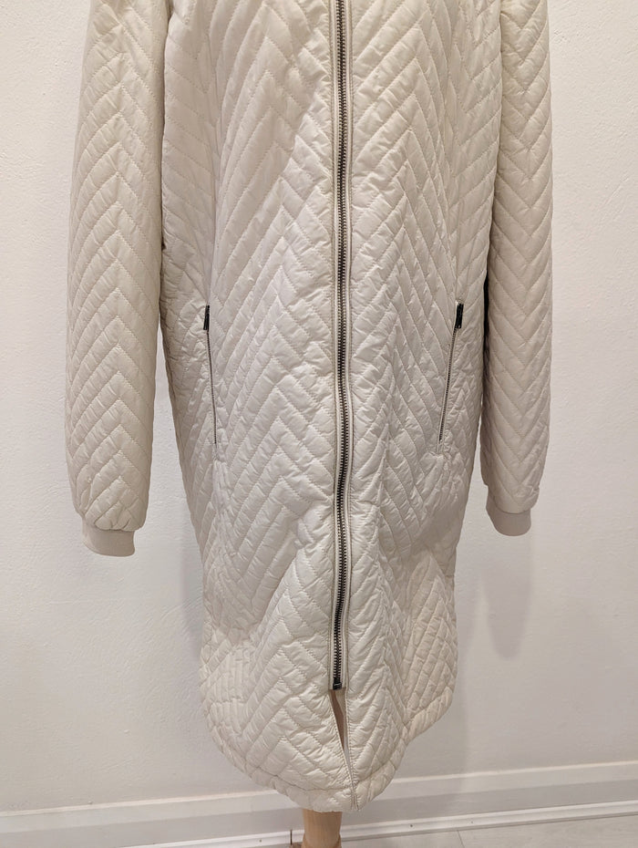 Soya Concept Cream Quilted Coat S