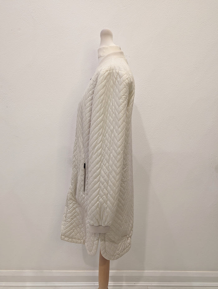 Soya Concept Cream Quilted Coat S