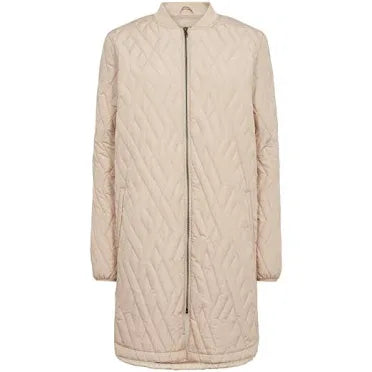 Soya Concept Cream Quilted Coat S