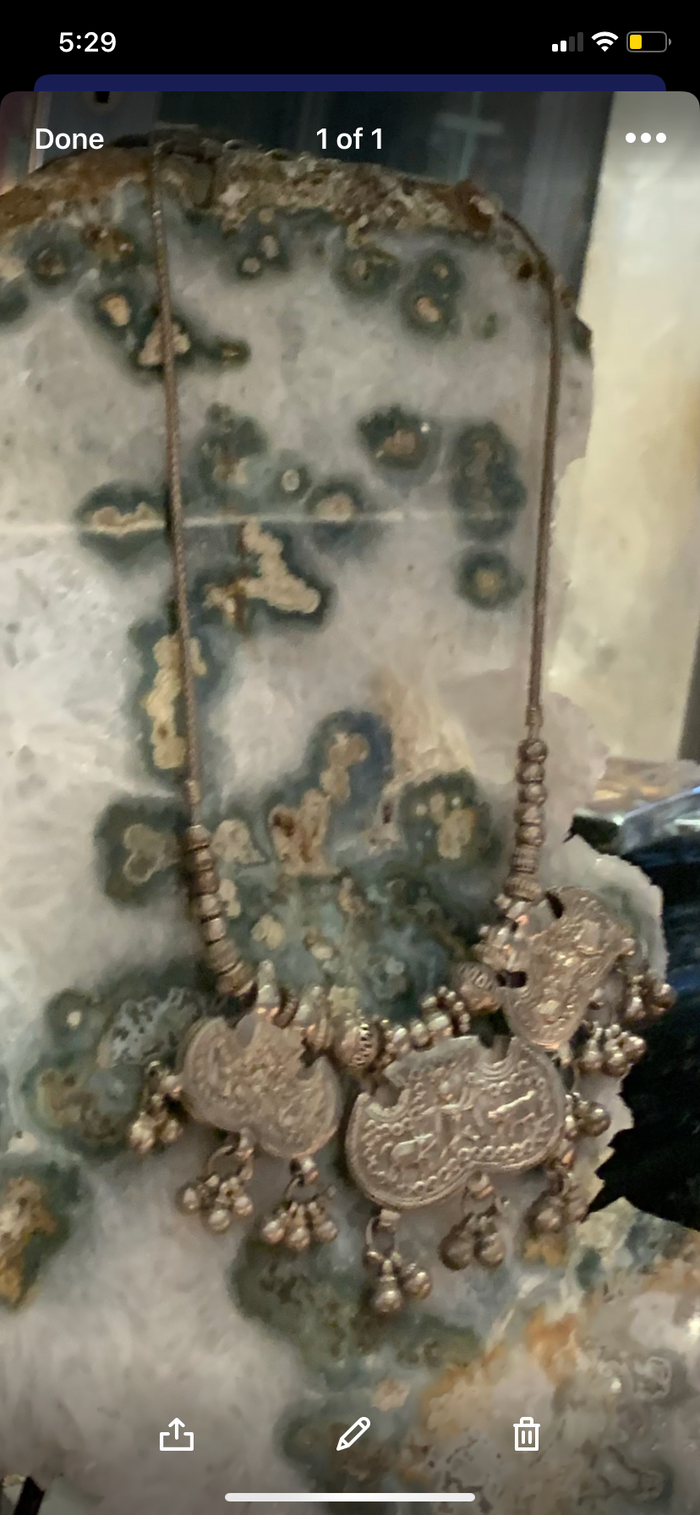 Sterling Silver Boho Necklace