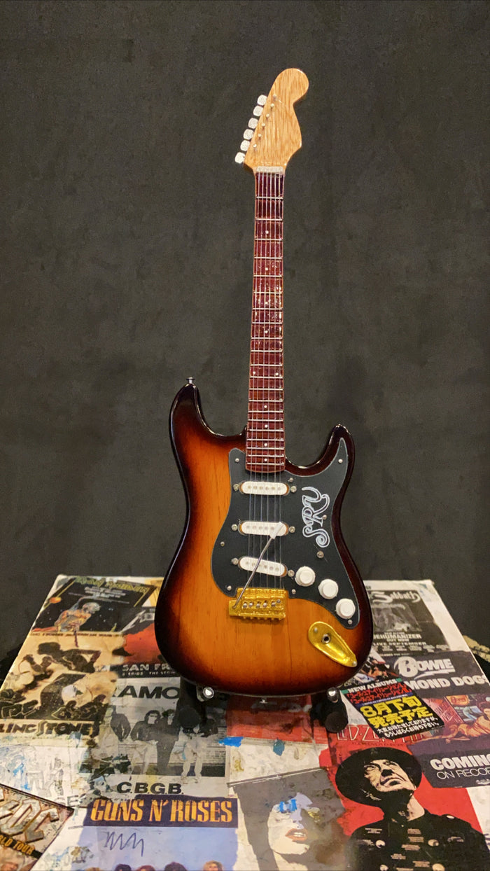 Stevie Ray Vaughan Stratocaster Miniature Guitar