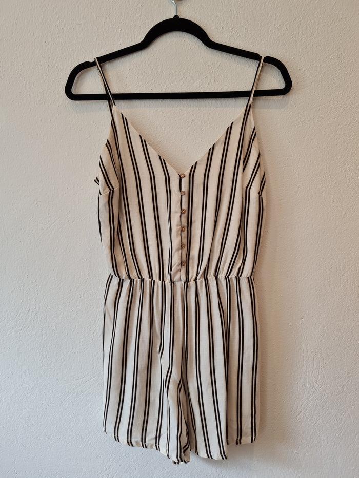 Stradivarius stripe Playsuit M