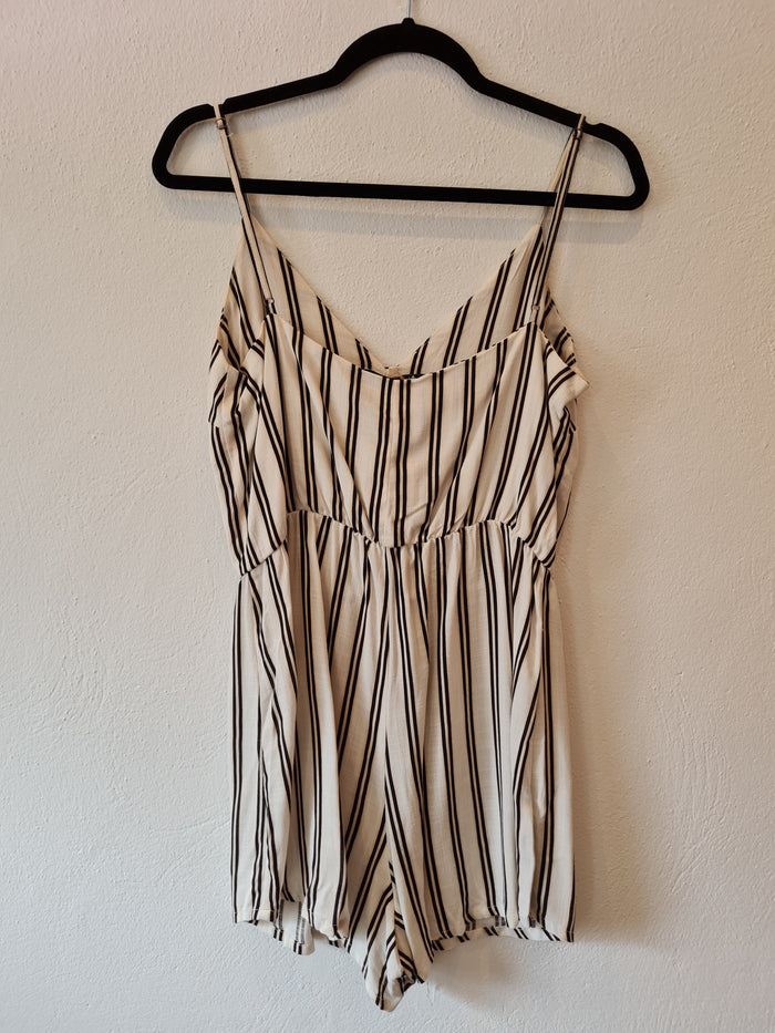 Stradivarius stripe Playsuit M