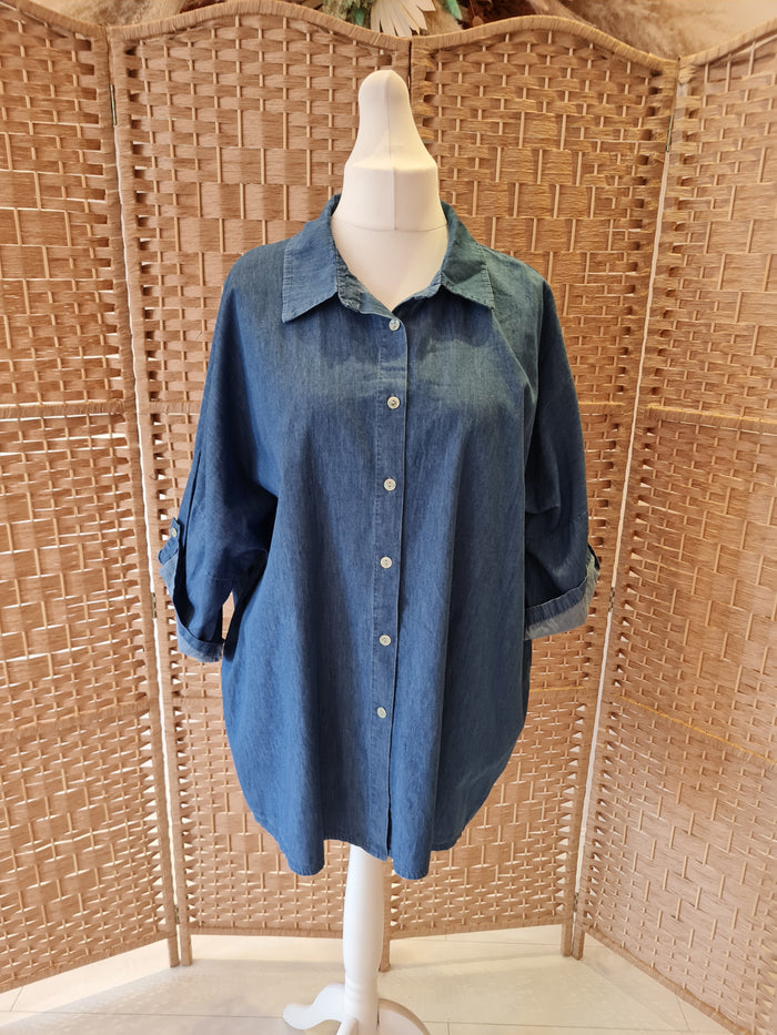 Style Hax Denim shirt One Size