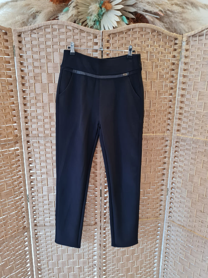 Style Hax Scuba Trousers Black 16 - 20