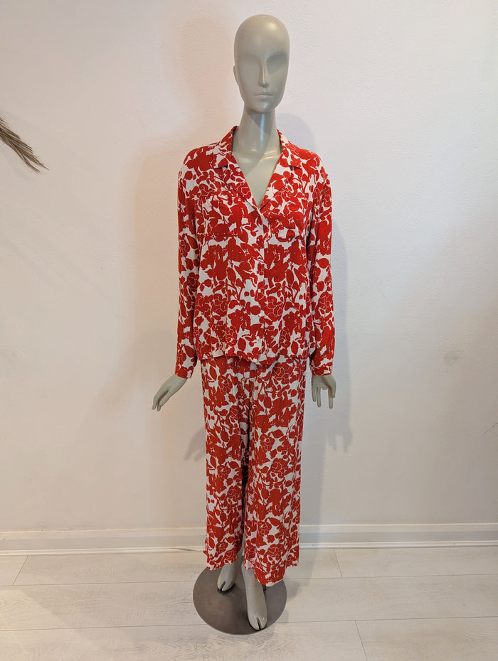 Suncoo Orange floral 2 piece L