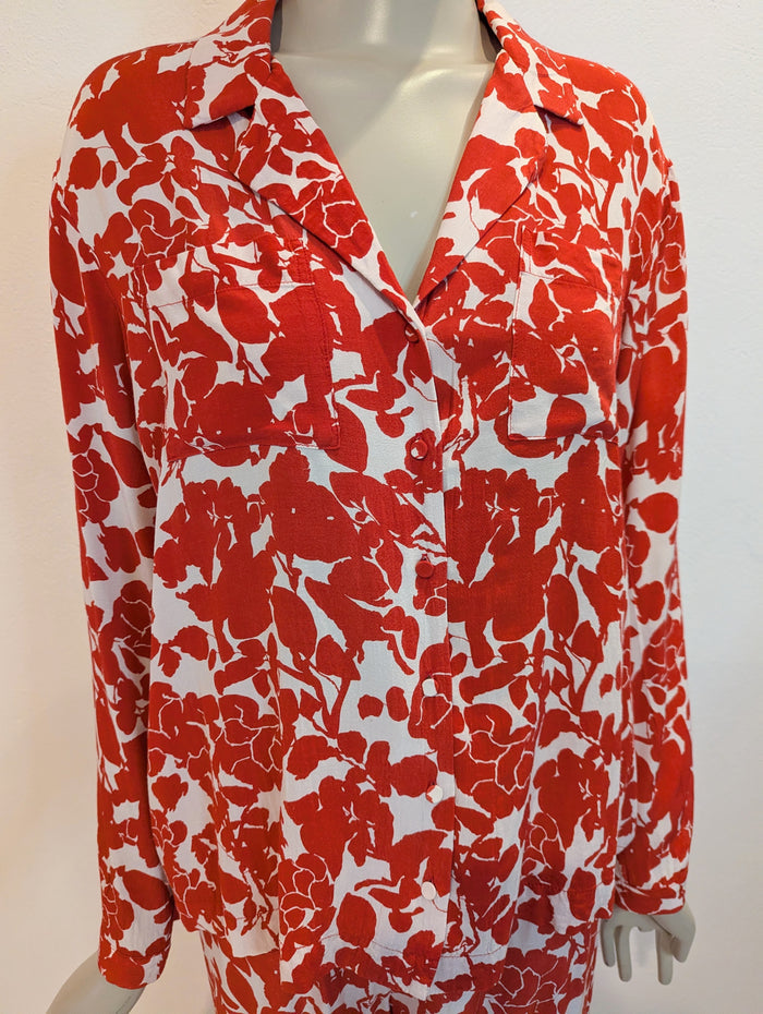 Suncoo Orange floral 2 piece L