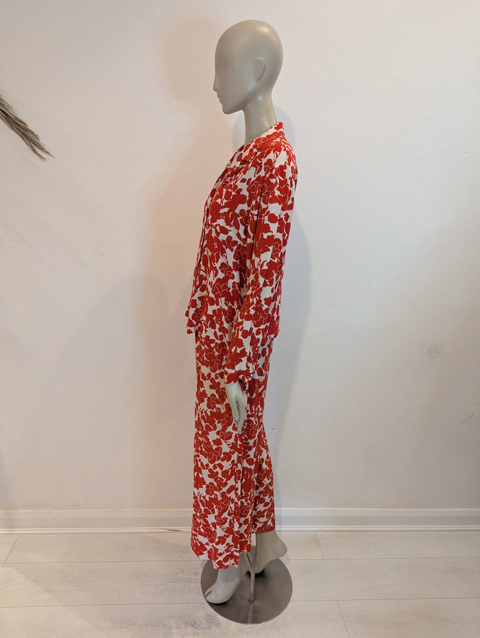 Suncoo Orange floral 2 piece L