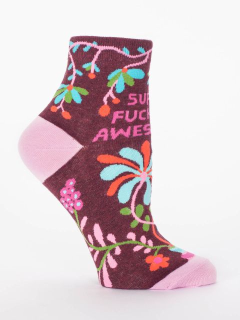 Super Fucking Awesome W-Ankle Socks BLUEQ
